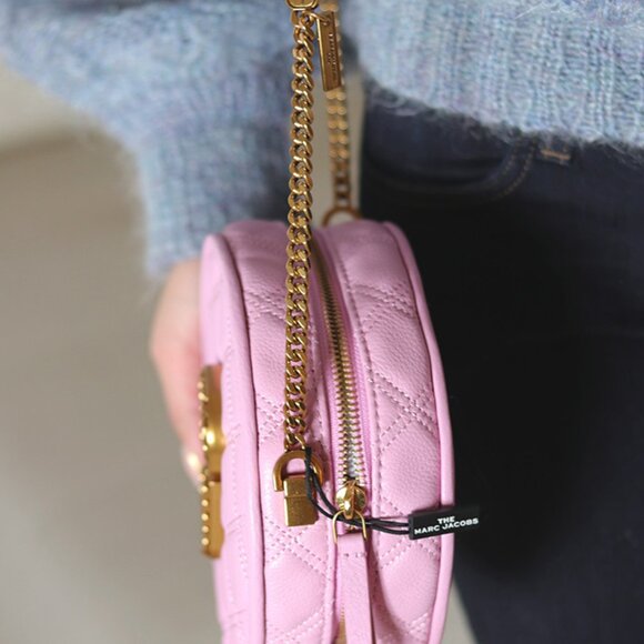 MARC JACOBS The Status Round Crossbody M0015815 – Powder Pink Perfection! - Picture 5 of 12